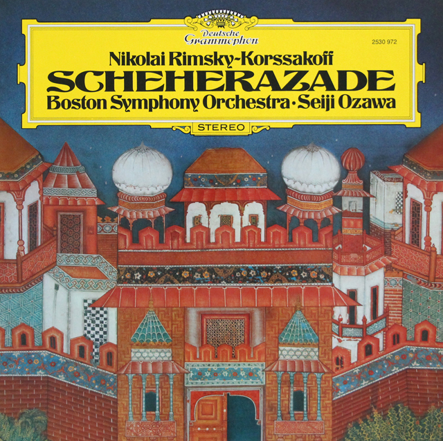 小澤のリムスキー=コルサコフ/「シェヘラザード」　独DGG　3742　LP レコード