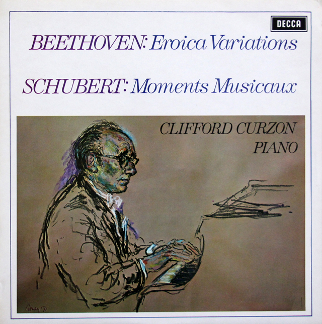 【オリジナル盤】　カーゾンのベートーヴェン/「エロイカ変奏曲」ほか　英DECCA　3742　LP レコード