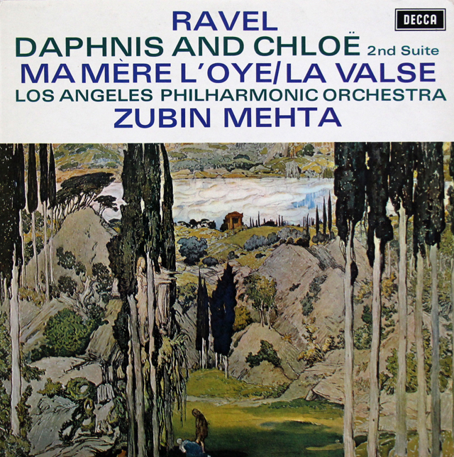 【オリジナル盤】　メータのラヴェル/「ダフニスとクロエ」第2組曲ほか　英DECCA　3742　LP レコード