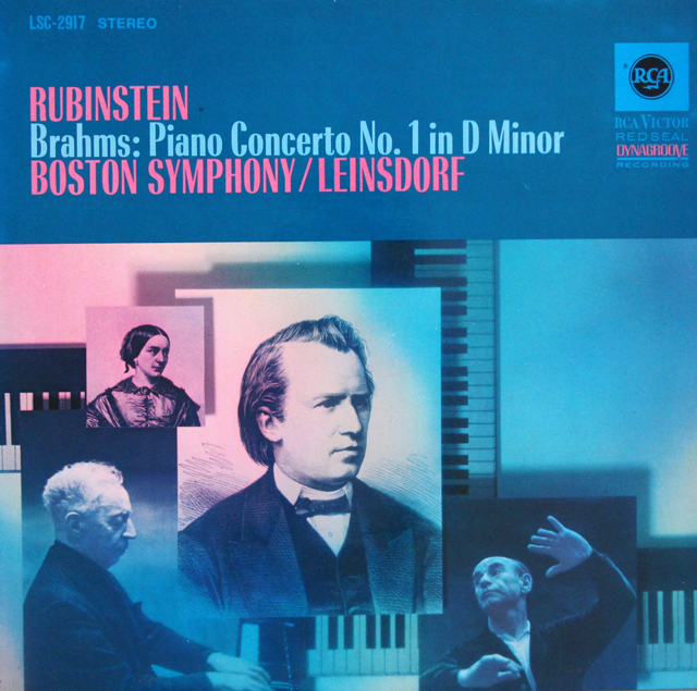 ルービンシュタインのブラームス/ピアノ協奏曲第1番　独RCA　3743　LP レコード
