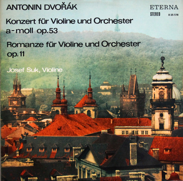 【テストプレス】　スーク、アンチェルのドヴォルザーク/ヴァイオリン協奏曲、「ロマンス」　独ETERNA　3743　LP レコード