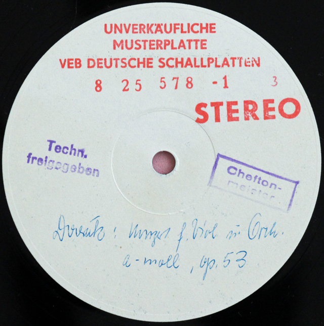 LP レコード スーク、アンチェルのドヴォルザーク/ヴァイオリン協奏曲