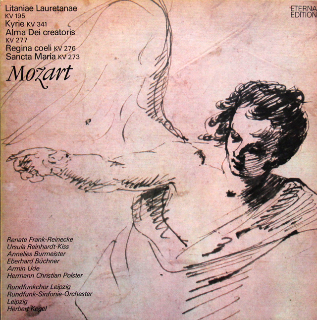 【テストプレス】　ケーゲルのモーツァルト/「ラウレタヌム連祷」ほか　独ETERNA　3743　LP レコード