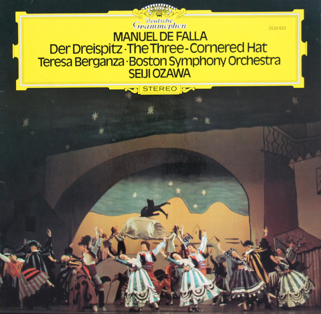 小澤のファリャ/バレエ「三角帽子」　独DGG　3744　LP レコード