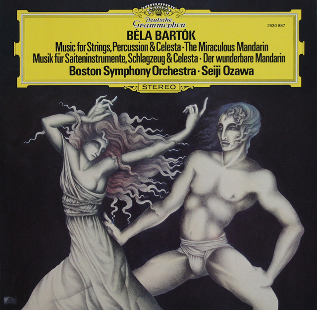 小澤のバルトーク/「中国の不思議な役人」ほか　独DGG　3744　LP レコード