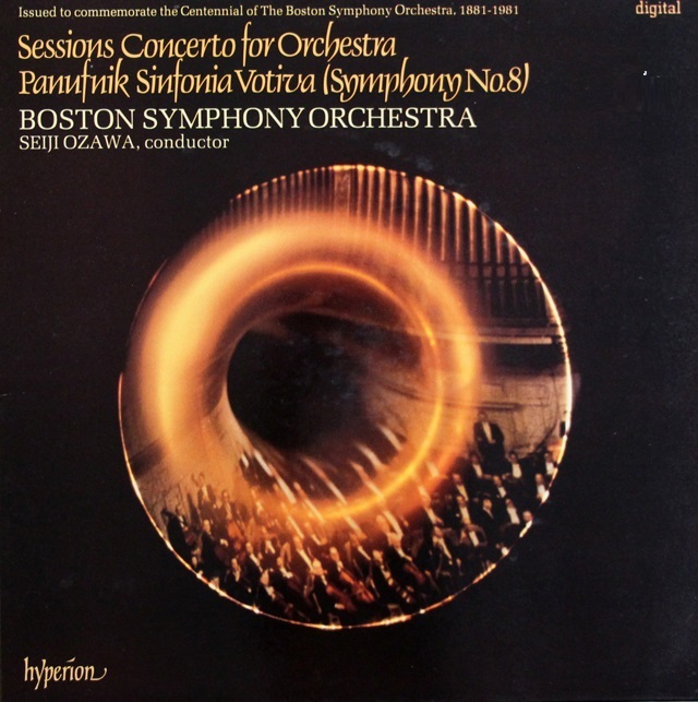 小澤のパヌフニク/シンフォニア・ヴォティヴァ　独hyperion　3744　LP レコード