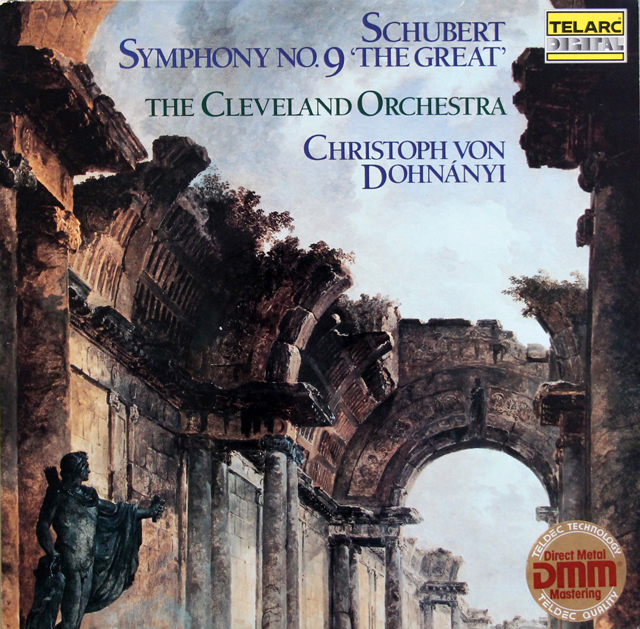ドホナーニのシューベルト/交響曲第9番「ザ・グレイト」　独TELARC　3744　LP レコード