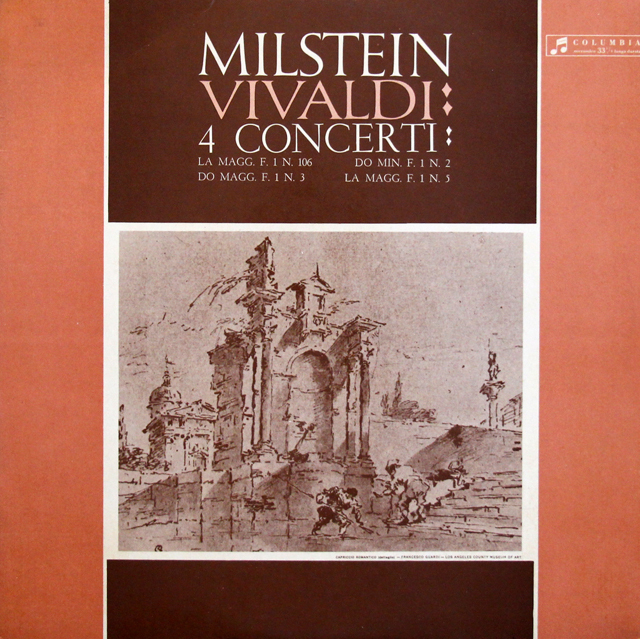 ミルシュタインのヴィヴァルディ/4つの協奏曲集　イタリアColumbia　3744　LP レコード