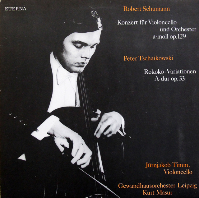 ティム、マズアのシューマン/チェロ協奏曲ほか　独ETERNA　3744　LP レコード