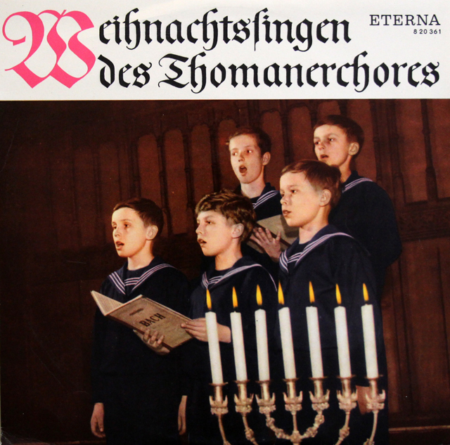 トーマス教会少年合唱団のクリスマス　独ETERNA　3744　LP レコード