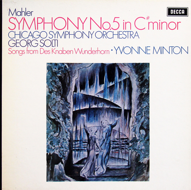 【オリジナル盤】ショルティのマーラー/交響曲第5番ほか　英DECCA　3744　LP レコード