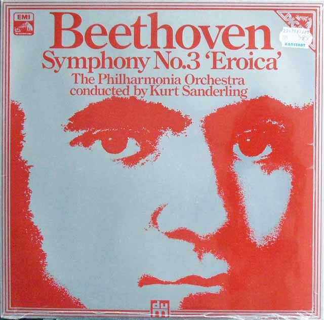 【未開封】　ザンデルリンクのベートーヴェン/交響曲第3番「英雄」　独EMI　3745　LP レコード