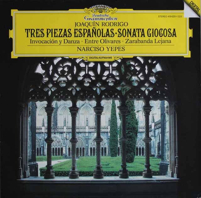 イエペスのロドリーゴ/ギター小品集　独DGG　3745　LP レコード