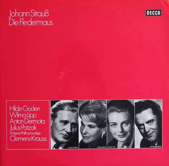 クラウスのJ.シュトラウス/「こうもり」　独DECCA　3745　LP レコード