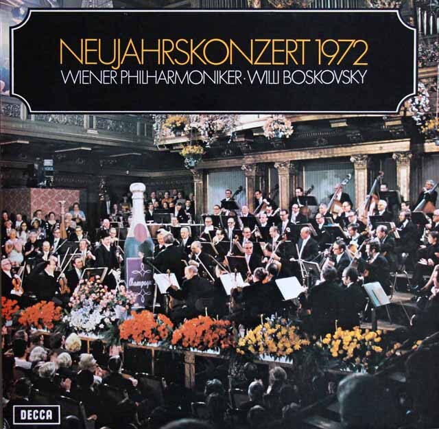 ボスコフスキーのニューイヤー・コンサート1972　独DECCA　3745　LP レコード
