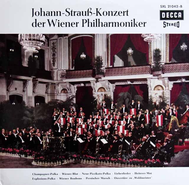ボスコフスキーのJ.シュトラウスコンサート　独DECCA　3745　LP レコード