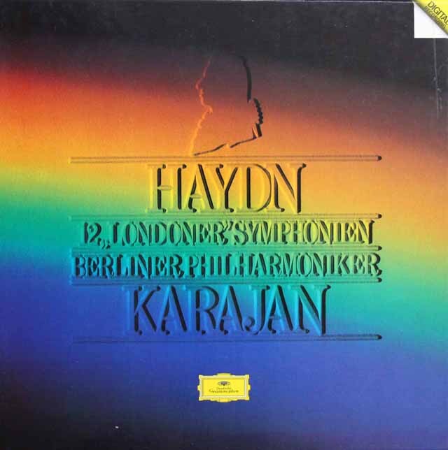 カラヤンのハイドン/ロンドン交響曲(全12曲) 独DGG 3745 LP レコード