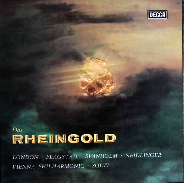 ショルティのワーグナー/「ラインの黄金」全曲　★長岡鉄男の外盤A級セレクション第1巻40掲載盤　英DECCA　3745　LP レコード