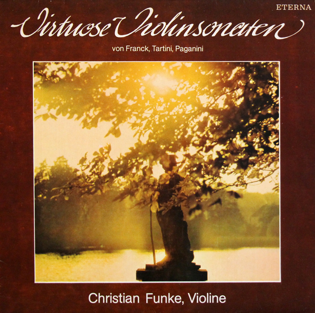 LP レコード フンケのヴァイオリンソナタ集 独ETERNA 3746