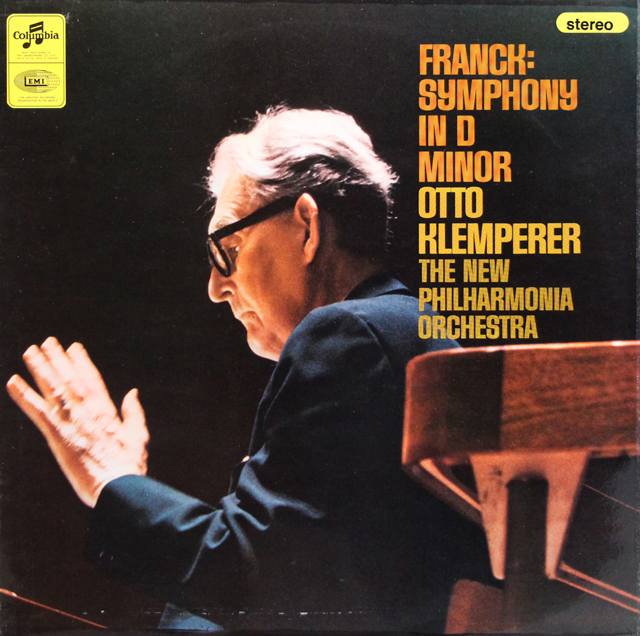 【オリジナル盤】　クレンペラーのフランク/交響曲 ニ短調　英Columbia　3746　LP レコード