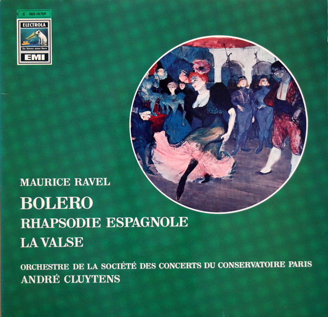 クリュイタンスのラヴェル/ボレロほか　独EMI　3746　LP レコード