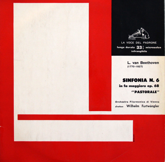 フルトヴェングラーのベートーヴェン/交響曲第6番「田園」　伊EMI　3746　LP レコード