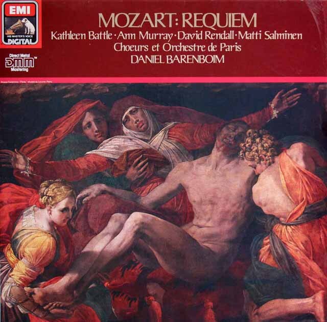 バレンボイムのモーツァルト/レクイエム　独EMI　3801　LP レコード