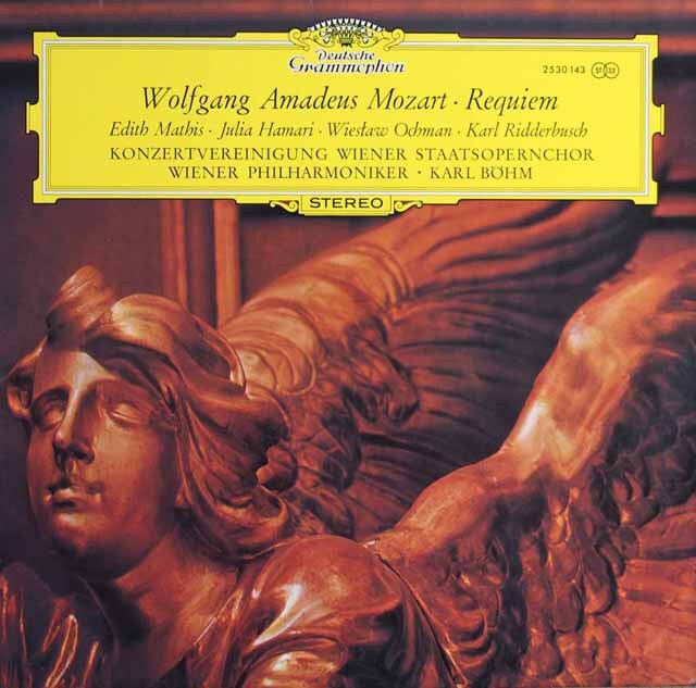 ベームのモーツァルト/レクイエム　独DGG　3801　LP レコード