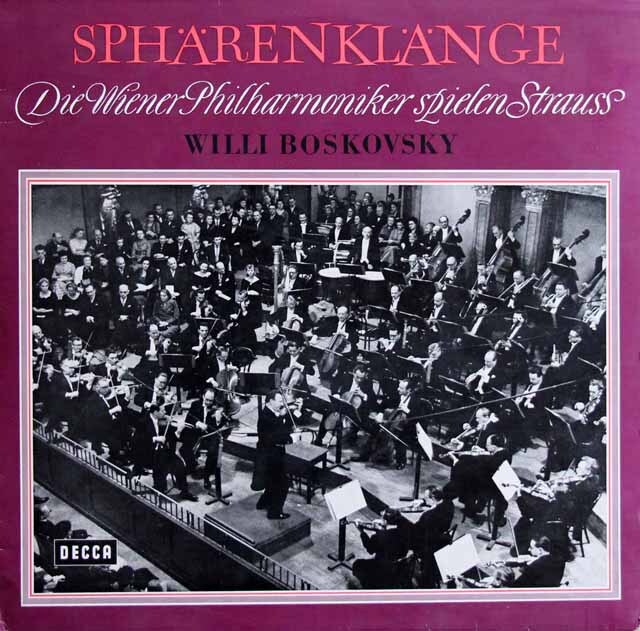 LP レコード ボスコフスキーのJ.シュトラウス/ワルツ、ポルカ集 独
