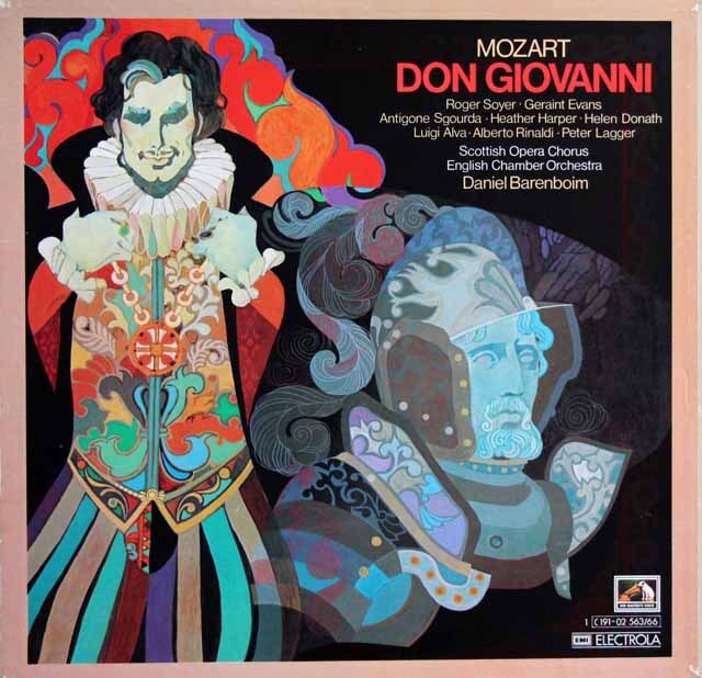 バレンボイムのモーツァルト/「ドン・ジョヴァンニ」全曲　独EMI　3801　LP レコード