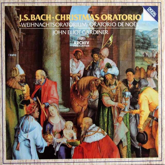 ガーディナーのバッハ/クリスマスオラトリオ　独ARCHIV　3801　LP レコード