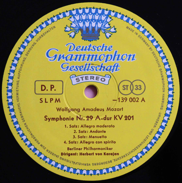 Mozart LP レコード　モーツァルト　カラヤン　Karajan LP レコード カラヤンのモーツァルト/レクイエム 独DGG 3609