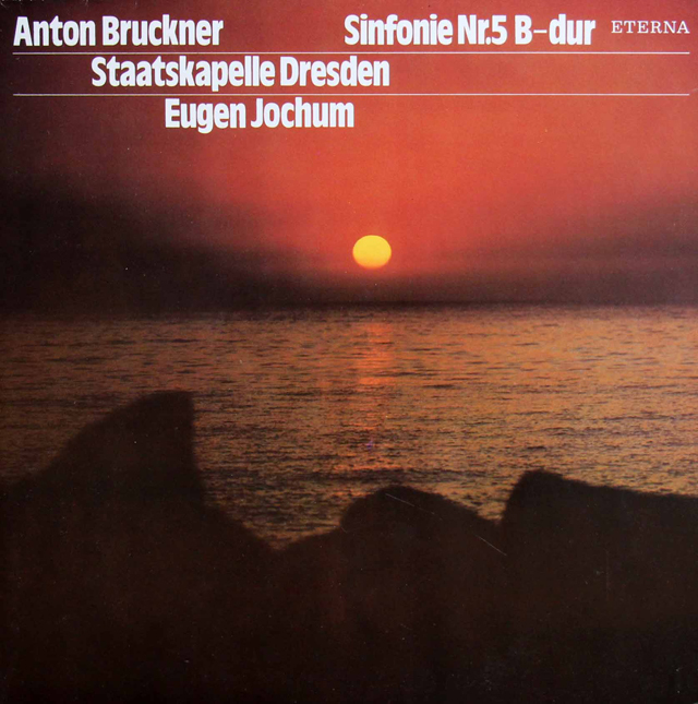 ヨッフムのブルックナー/交響曲第5番　独ETERNA　3802　LP レコード