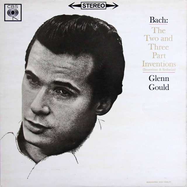 グールドのバッハ/「インヴェンションとシンフォニア」 　 英CBS　3802　LP レコード