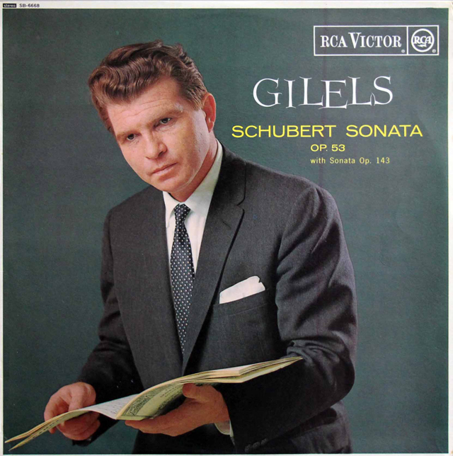 【オリジナル盤】ギレリスのシューベルト/ピアノソナタ集 　英RCA　3802　LP レコード