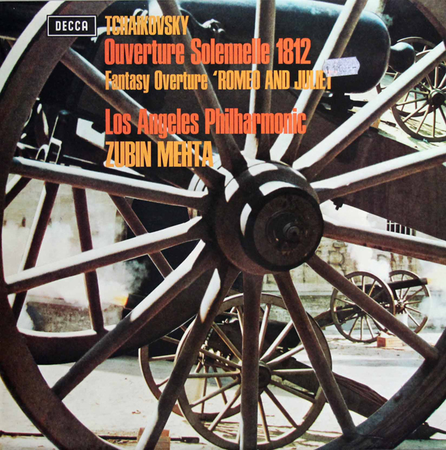 メータのチャイコフスキー/大序曲「1812年」ほか　英DECCA　3802　LP レコード