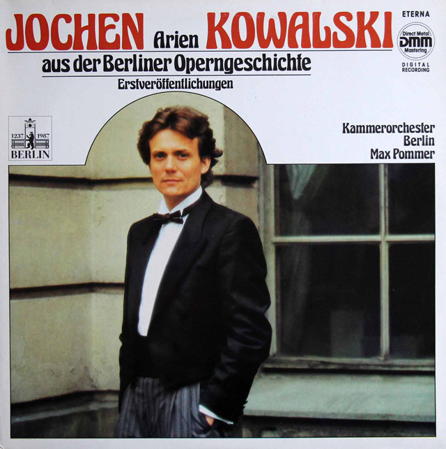 コヴァルスキーのベルリン・オペラ史からのアリア集 （初録音集）　独ETERNA　3802　LP レコード