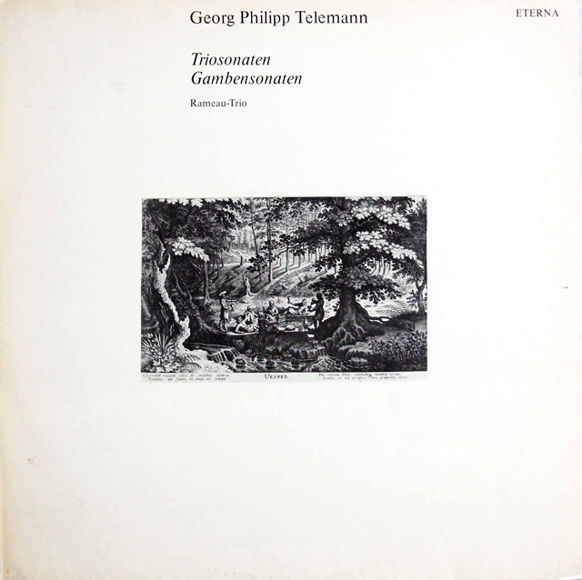 ラモー・トリオのテレマン/トリオ・ソナタ ハ短調ほか　独ETERNA　3802　LP レコード