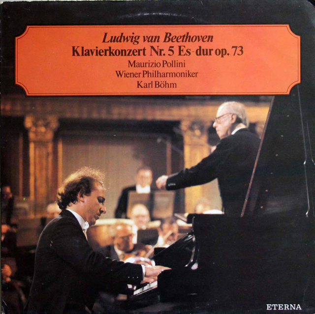 ポリーニ、ベームのベートーヴェン/ピアノ協奏曲第5番「皇帝」　独ETERNA　3802　LP レコード