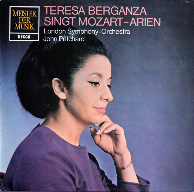 ベルガンサのモーツァルト/アリア集　独DECCA　3802　LP レコード