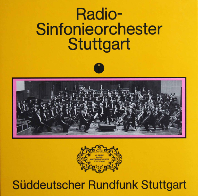 シュトゥットガルト放送交響楽団40周年の歩み   独SWR   3802　LP レコード