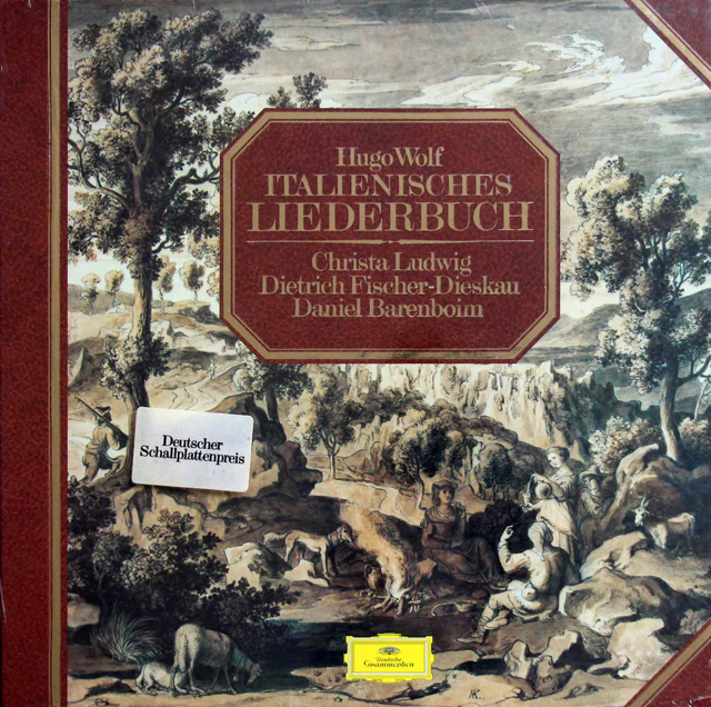 【未開封】　クリスタ・ルートヴィヒ、フィッシャー＝ディースカウ＆バレンボイムのヴォルフ/イタリア歌曲集　独DGG　3802　LP レコード