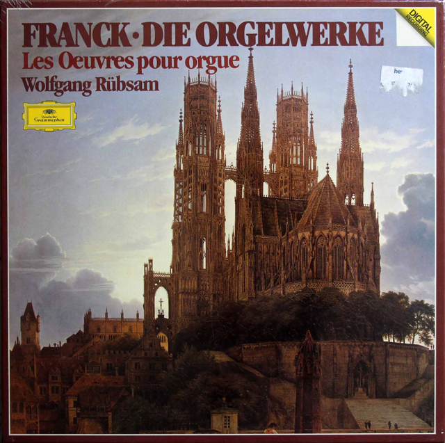 【未開封】　リュプザムのフランク/オルガン作品全集　独DGG　3802　LP レコード