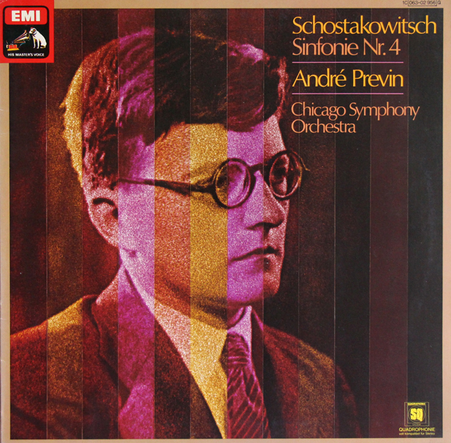 LP レコード プレヴィンのショスタコーヴィチ/交響曲第4番 独EMI 3803