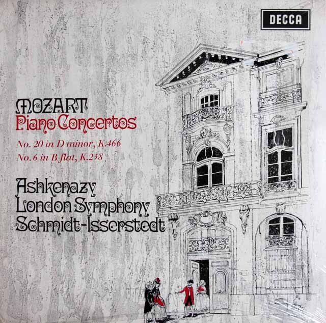 【未開封】　アシュケナージ、イッセルシュテットのモーツァルト/ピアノ協奏曲第20、6番　英DECCA　3803　LP レコード