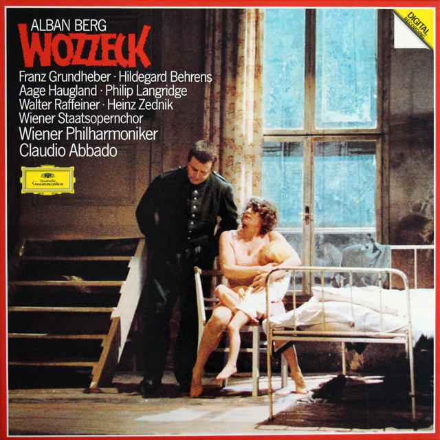 アバドのベルク/「ヴォツェック」全曲　独DGG   3803　LP レコード