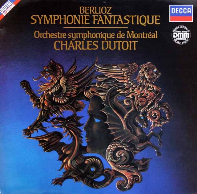 デュトワのベルリオーズ/幻想交響曲　独DECCA　3804　LP レコード