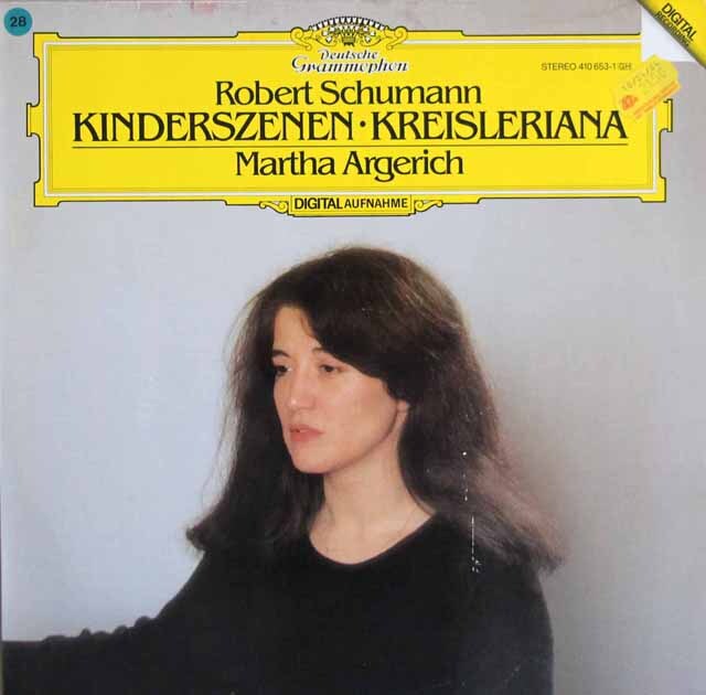 アルゲリッチのシューマン/「子供の情景」、「クライスレリアーナ」　独DGG　3804　LP レコード