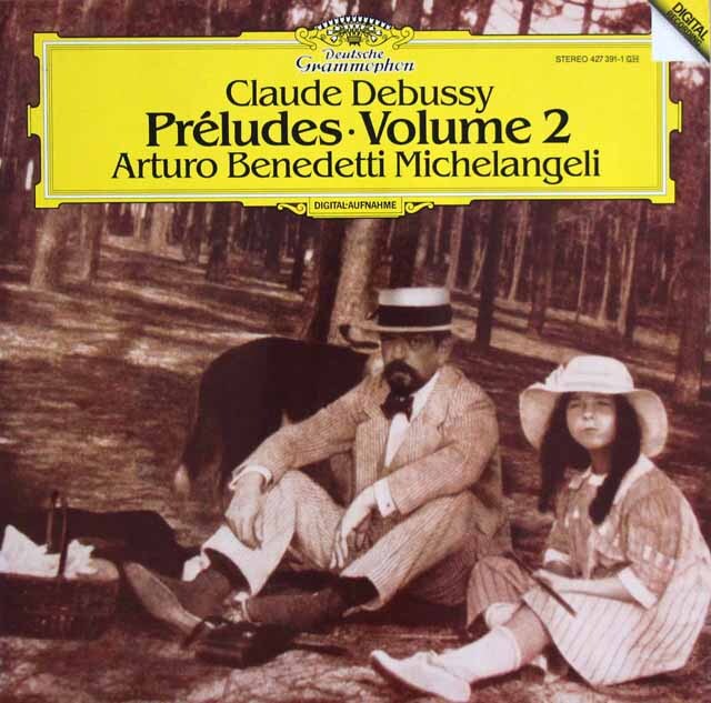 ミケランジェリのドビュッシー/前奏曲集第2巻　独DGG　3804　LP レコード