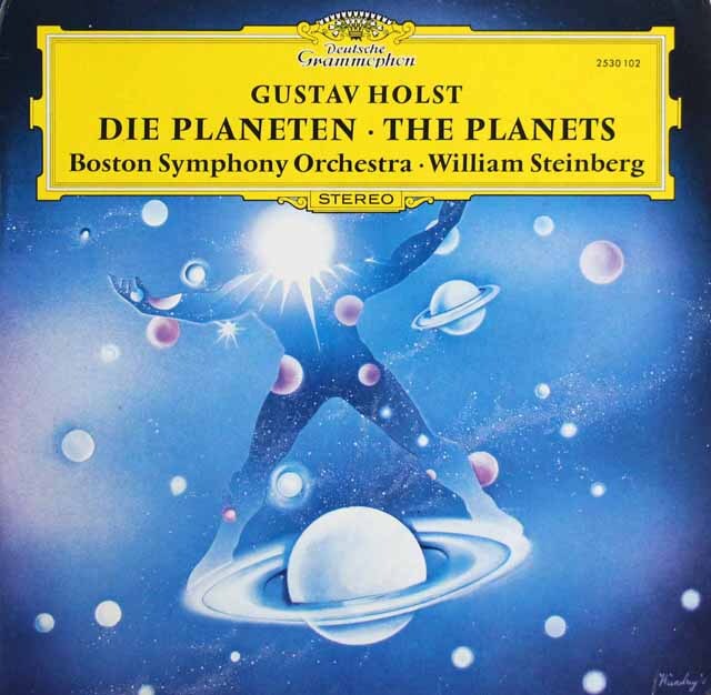 スタインバーグのホルスト/組曲「惑星」　独DGG　3804　LP レコード
